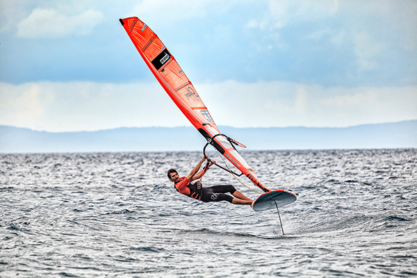 Water sports in Hong Kong wind surfing
