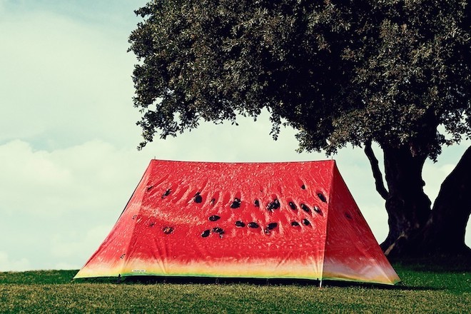Christmas food gifts watermelon tent